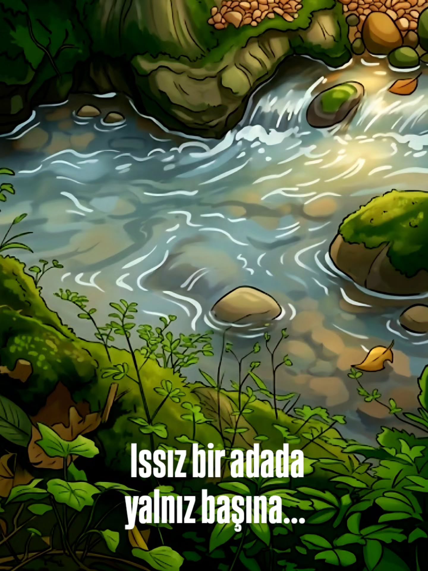 Issız bir adada yalnız başına…